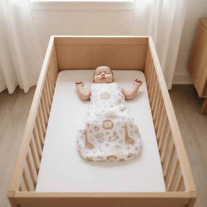 Gigoteuse bébé fait une sieste dort sereinement