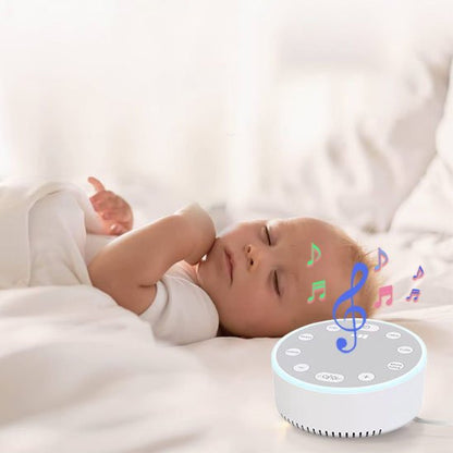 Veilleuse bruit blanc bebe endormie en écoutant de la music