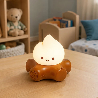 Veilleuse bruit blanc placé sur table dans la chambre bébé