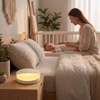 veilleuse musicale pour bébé maman berce sourit