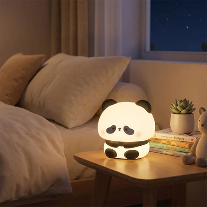 veilleuse pour bebe sur la table de chevet
